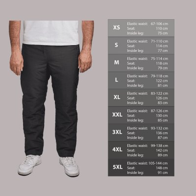 Comfort Täckbyxa Herr Svart