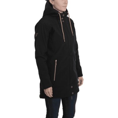 Pompei Softshellkappa Dam Svart