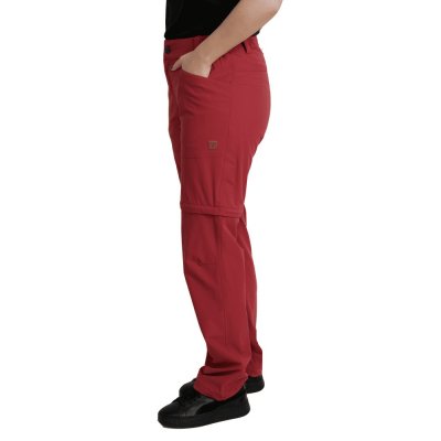 Himalaya Zipp-Off Byxa Dam Röd