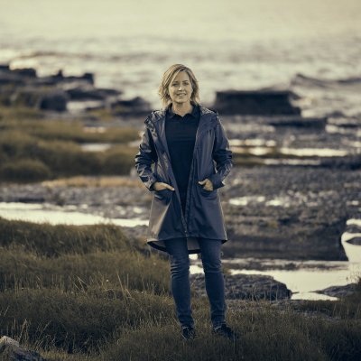 Gail Regnjacka Dam Marinblå