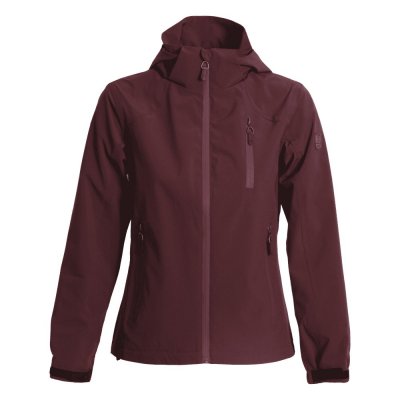 Seattle Regnjacka Dam Vinröd 