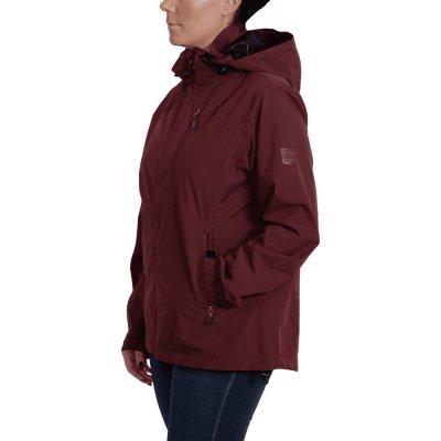 Seattle Regnjacka Dam Vinröd 